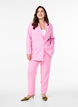 Broek met zakken en rechte pijpen, Roze, Model image number 0