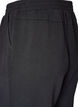 Jerseybroek met losse pasvorm, high waist en zakken, Zwart, Packshot image number 3