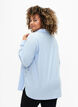 Katoenen overhemd met broderie anglaise, Chambray Blue, Model image number 1