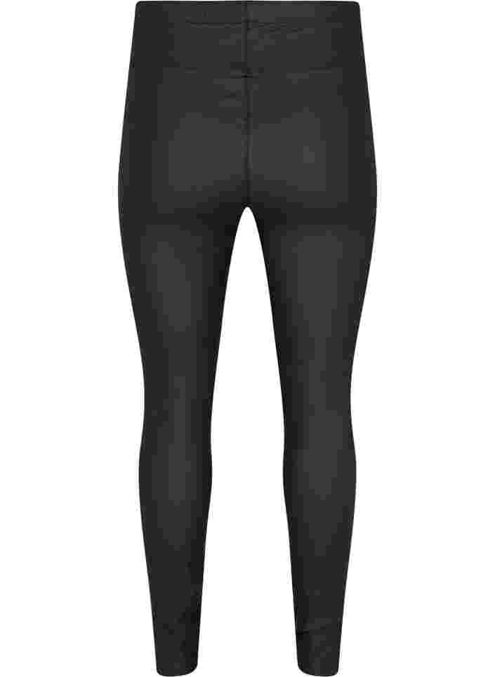 Gecoate legging met split, Black, Packshot image number 1