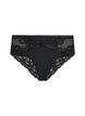 Hipster slip van kant met gekruist detail, Zwart, Packshot image number 0