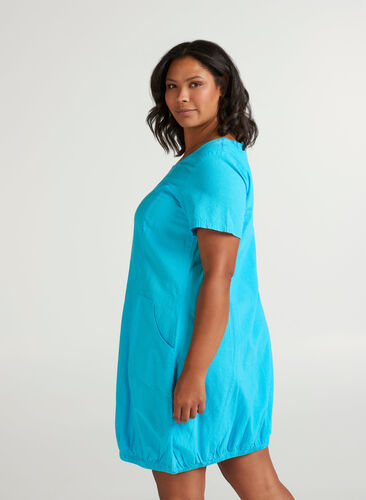 Comfortabele jurk, River Blue, Model image number 1