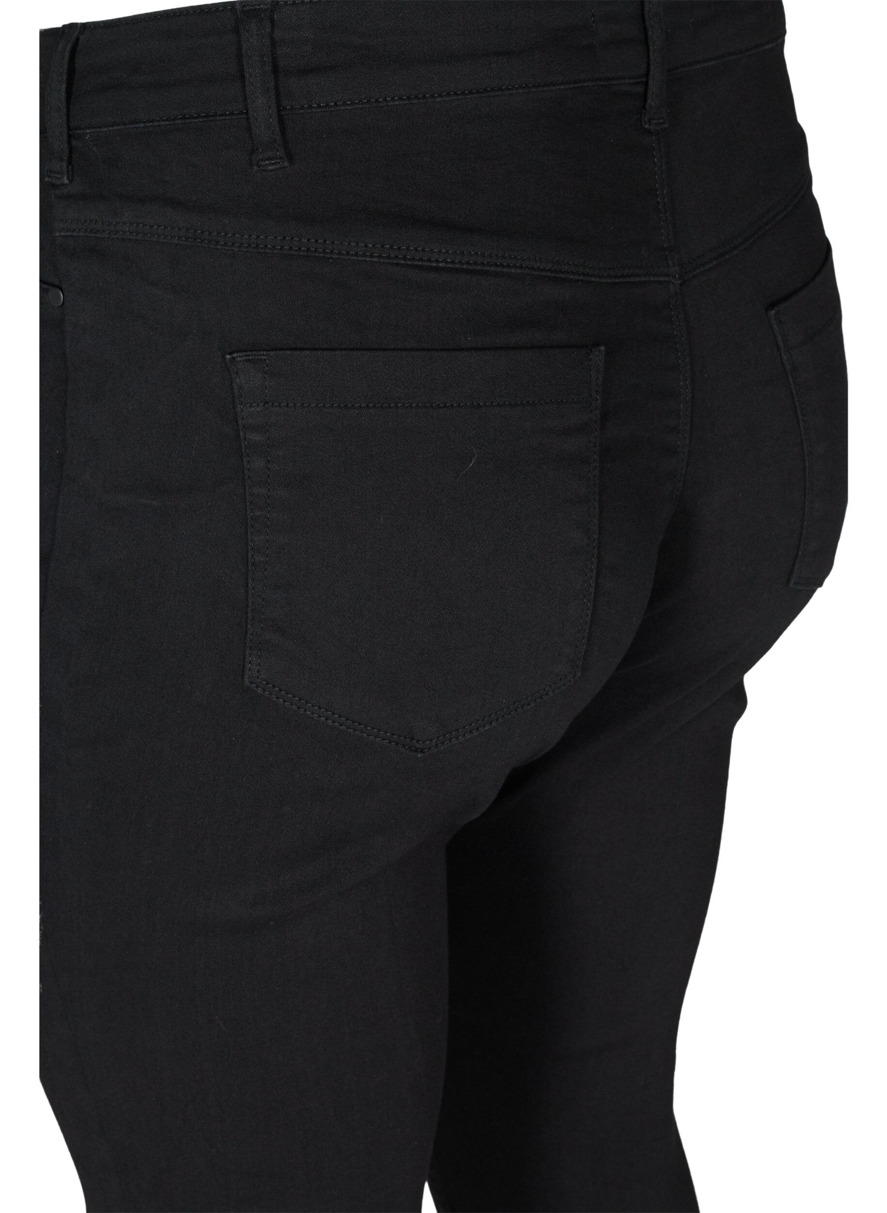 ZizziJeggings van katoenmix, Black, Packshot image number 3