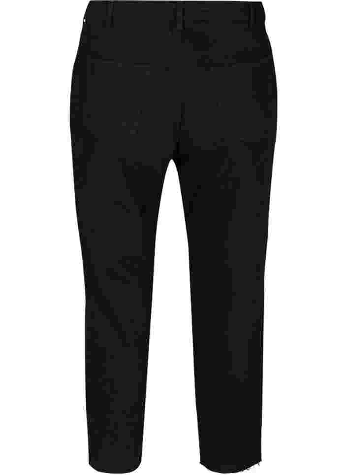 Cropped mom fit Mille jeans met losse pasvorm, Black, Packshot image number 1