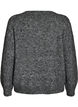 Jumper met bloemenapplicatie, Grijs, Packshot image number 1
