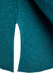 Gebreide trui met diagonale structuur en raglanmouwen, Groen, Packshot image number 3