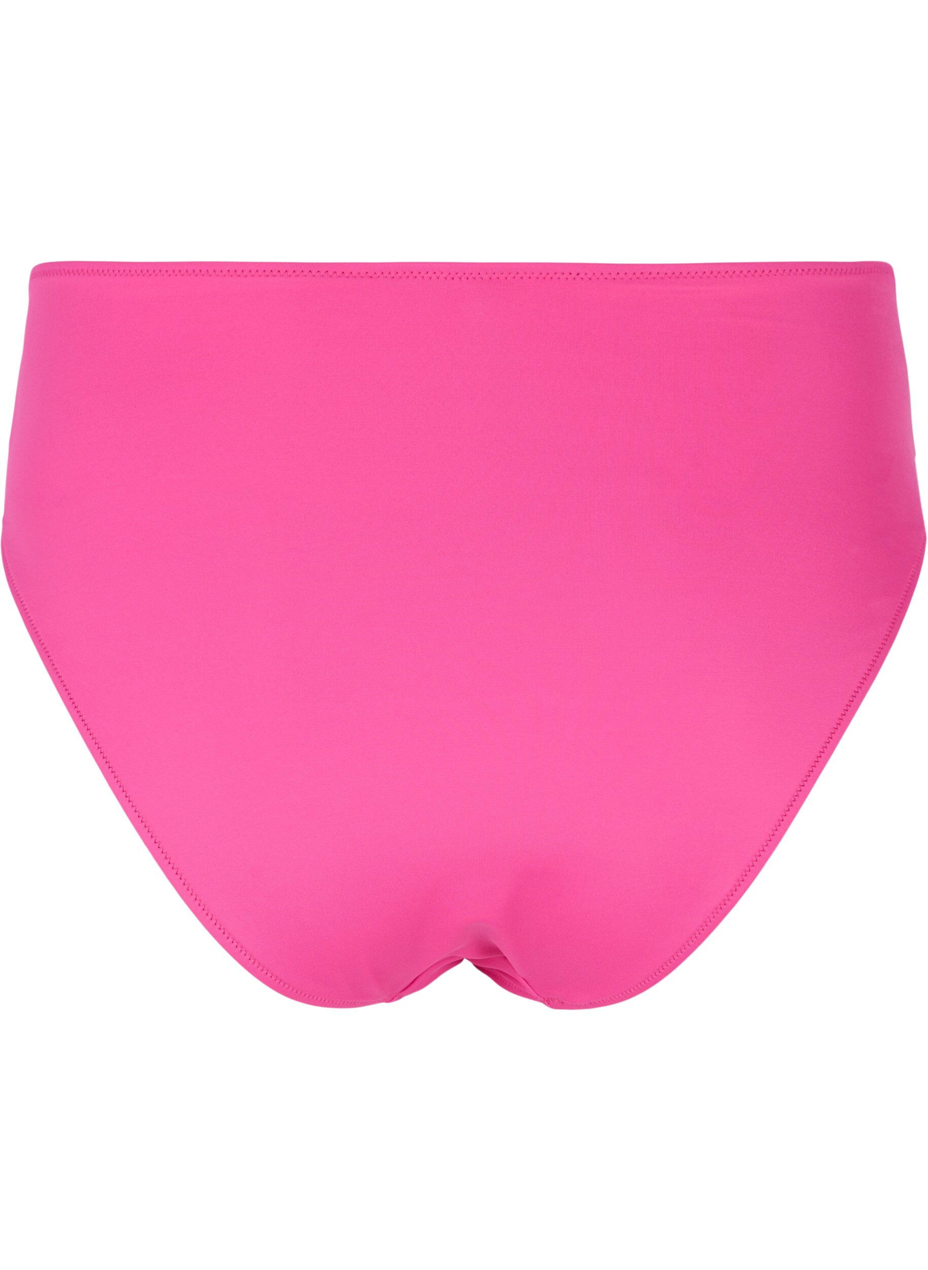 Zizzi Bikinibroekje met hoge taille, Roze, Packshot image number 1
