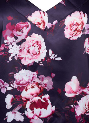 Pyjama top met patroon, Violet Flower AOP, Packshot image number 2