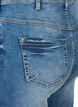 Cropped Amy jeans met rits, Blauw, Packshot image number 3