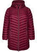 Lichtgewicht jas met zakken en afneembare capuchon, Rood, Packshot image number 0