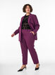 Trousers with pockets and straight legs, Purple, Model image number 0