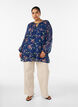A-lijn tuniek met bloemenprint, Blauw, Model image number 1