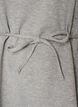 Blouse met strik en pofmouwen, Grijs, Packshot image number 2