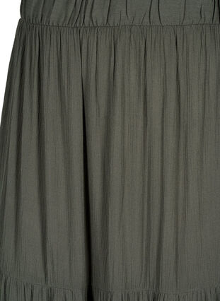 Lange rok met elastiek in de taille, Thyme, Packshot image number 2