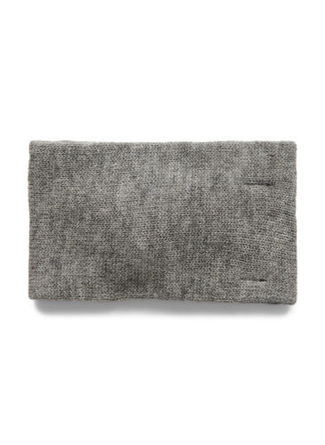 Gebreide hoofdband, Medium Grey Melange, Packshot image number 1