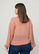 Blouse met lange mouwen en smokwerk, Burlwood, Model image number 1