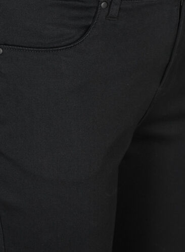 High waist Amy capri jeans met super slim fit, Black, Packshot image number 2