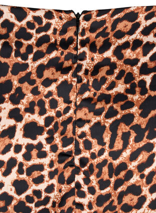 Rok met luipaardprint en splitten, Leopard AOP, Packshot image number 2