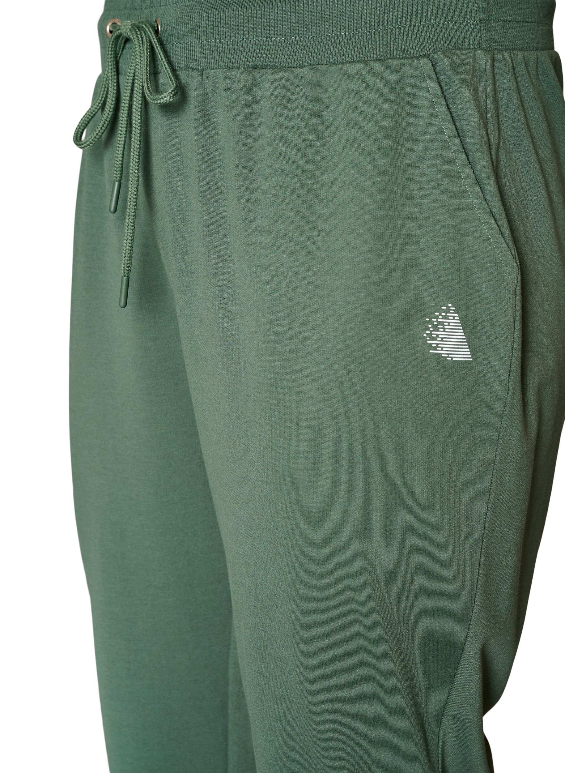 ZizziLosse trainingsbroek met zakken, Groen, Packshot image number 2