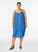Denimlook jurk in TENCEL&trade; Lyocell met bandjes, Blauw, Model image number 1