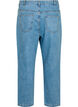 Geknipte Mille jeans met hoge taille, Light blue denim, Packshot image number 1