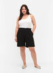 Losse shorts van viscose, Black, Model image number 3