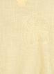Katoenen blouse met geborduurde details en 3/4 mouwen, Geel, Packshot image number 2
