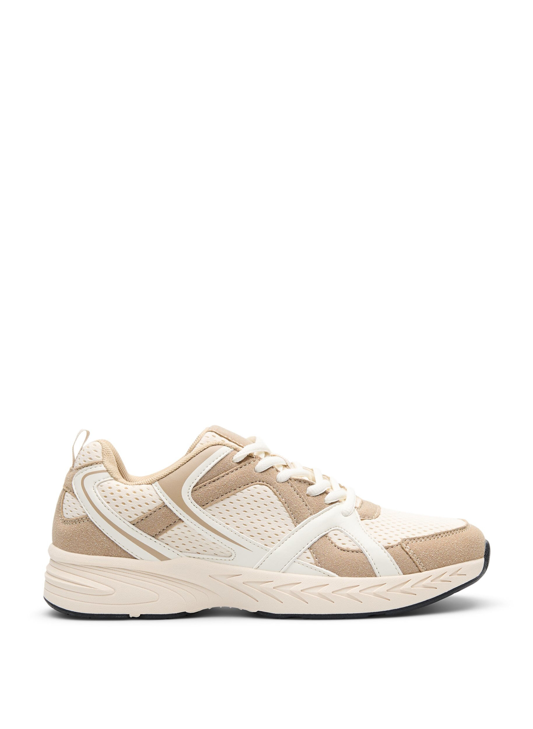 Zizzi Sportieve sneakers met mesh, Beige, Packshot image number 0