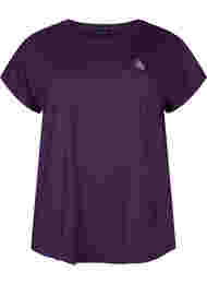 Trainings T-shirt met korte mouwen, Purple Pennant