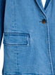 Denim blazer met zakken, Blauw, Packshot image number 2
