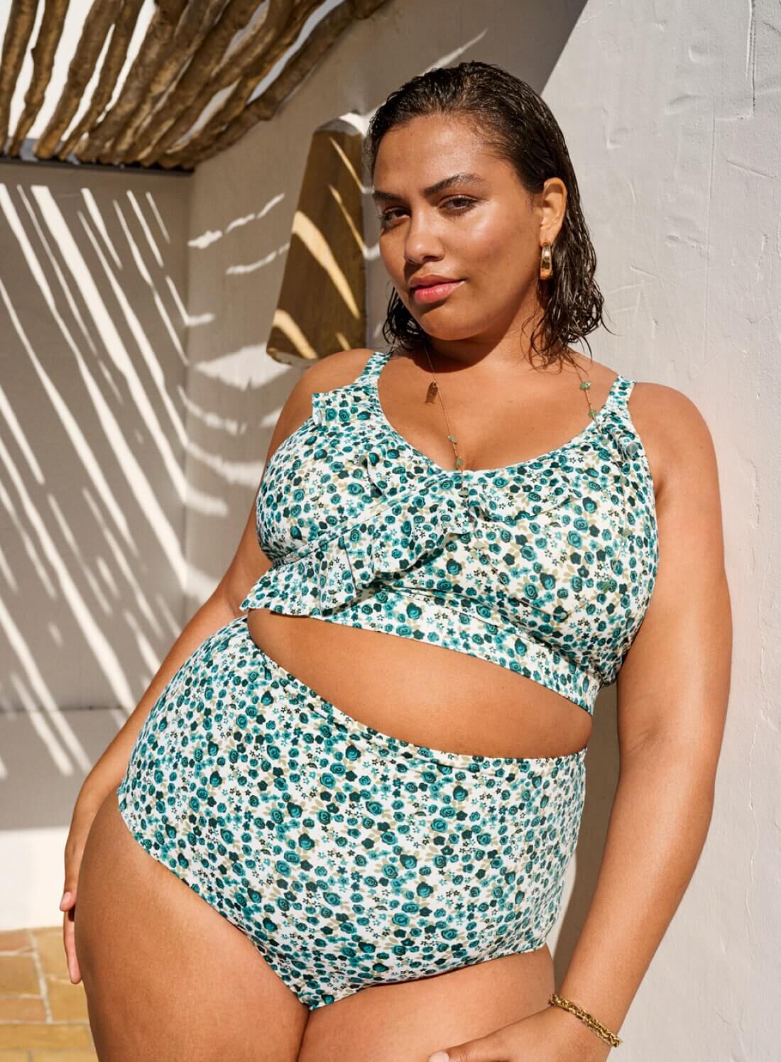 Zizzi Bikiniset met bloemen, , Model