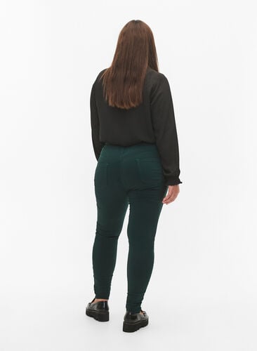 Slim fit broek met zakken, Scarab, Model image number 1