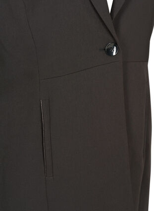 Klassiek vest met zakken, Black, Packshot image number 3