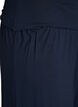 Jersey culotte broek met hoge taille, Blauw, Packshot image number 2