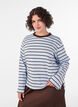 Basic T-shirt met lange mouwen, Blauw, Model image number 0