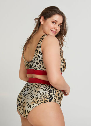 Bikinibroek, Young Leopard Print, Model image number 0