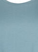 T-shirt met korte mouwen van katoenmix, Blauw, Packshot image number 2
