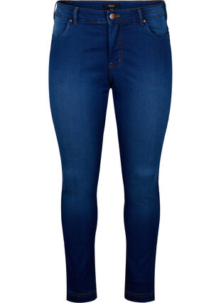 Viona jeans met normale taille, Blue Denim, Packshot image number 0