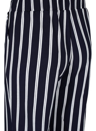 Losse broek met 7/8 lengte, Night Sky Stripe, Packshot image number 3