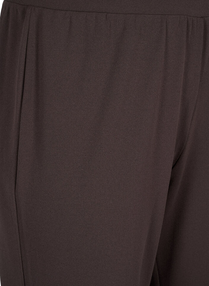 Broek met rechte pasvorm, Bruin, Packshot image number 2
