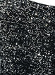 Korte one-shoulder jurk met pailletten, Black/Silver Sequins, Packshot image number 2