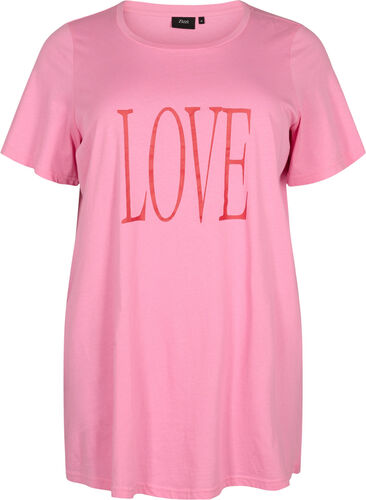 Oversized t-shirt met print, Rosebloom W. Love, Packshot image number 0