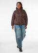 Lichtgewicht jas met capuchon, Bruin, Model image number 1