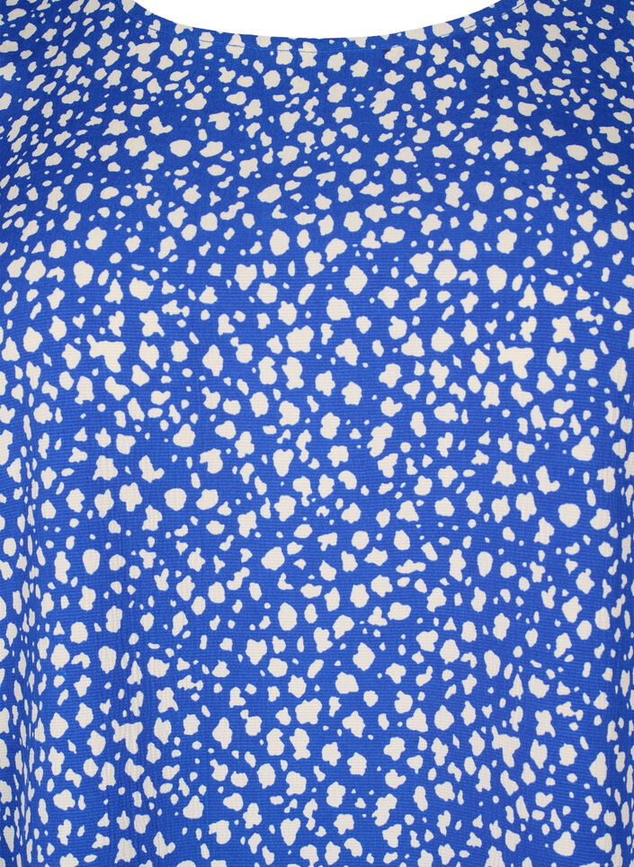 FLASH - Blouse met korte mouwen en print, Surf the web Dot, Packshot image number 2