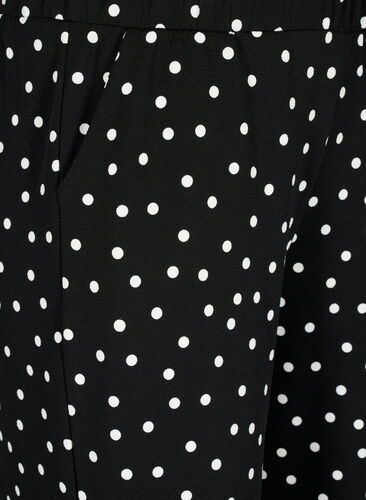 Losse broek met 7/8 lengte, Black Dot, Packshot image number 2