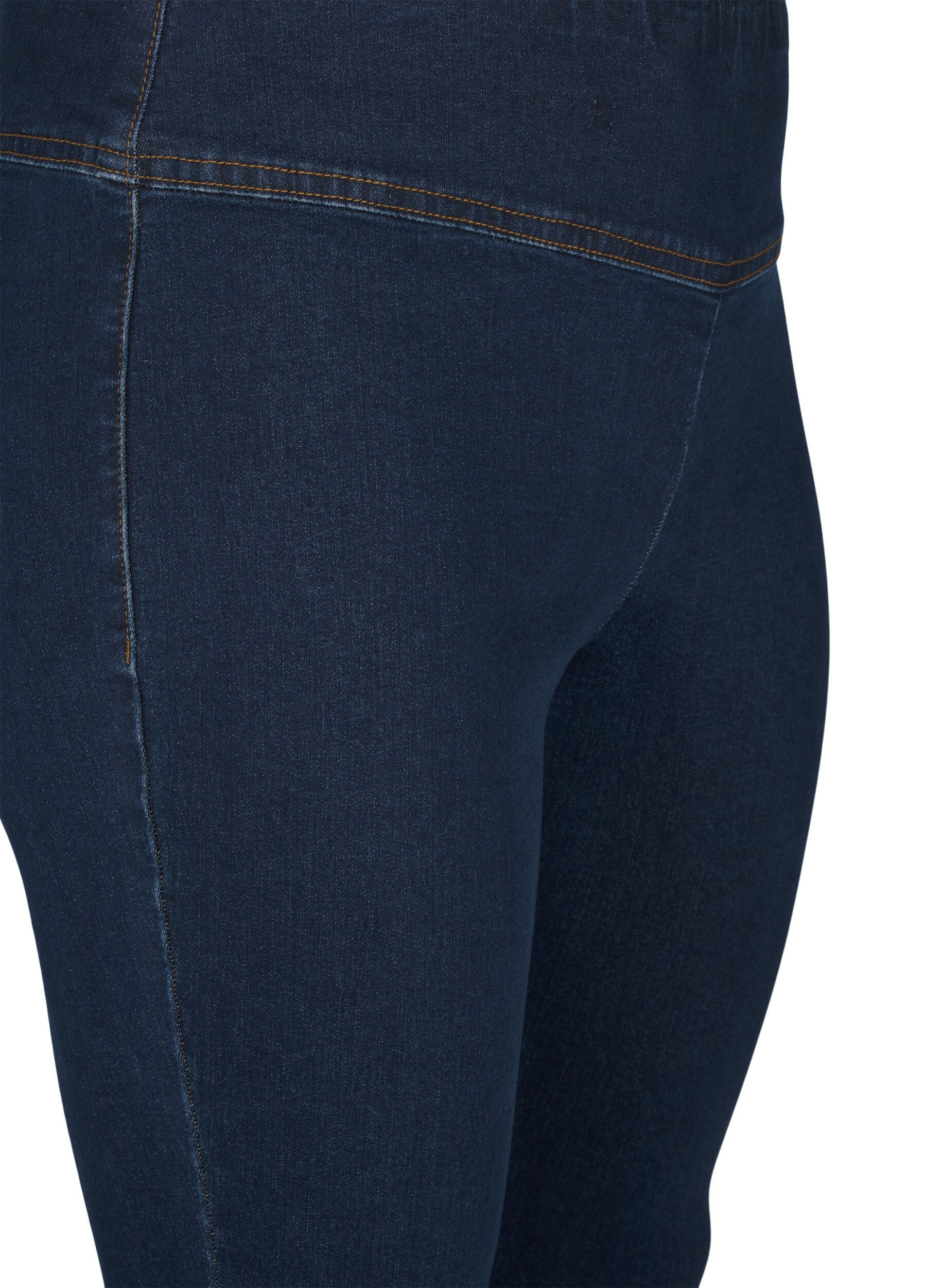 ZizziRekbare jeggings met een hoge taille, Blauw, Packshot image number 2