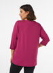Sporttop met 3/4 mouwen, Roze, Model image number 2