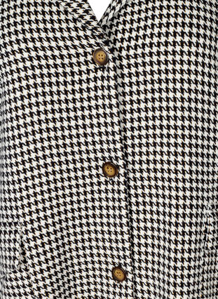 Katoenen geruite vest, Black Comb, Packshot image number 2