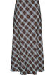 Geruite A-lijn-maxirok, Blauw, Packshot image number 1