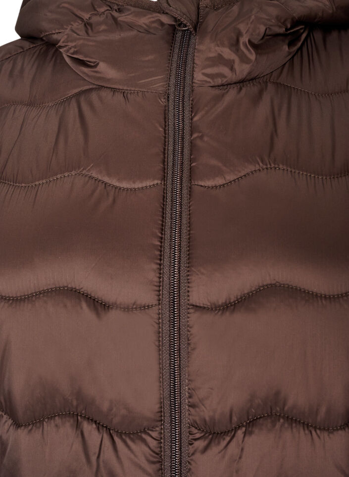 Gewatteerde jas, Bruin, Packshot image number 2